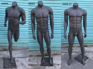 Qure fait à la main et de haute qualité!! poupées sexy pour mannequin de sport adulte corps complet en fibre de verre pour hommes support grande taille noir pas cher YY - Product Image 5