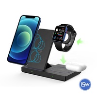 Produits phares .0 PD 3.0 Chargeur sans fil universel 3-en-1 avec protection OTP Chargeur rapide pour téléphone portable