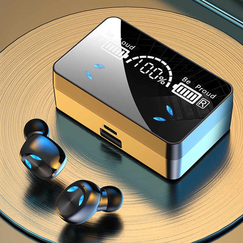 Беспроводные наушники, мини-наушники TWS X3, Bluetooth наушники, зеркальные беспроводные наушники, Спортивная игровая гарнитура, водонепроницаемая