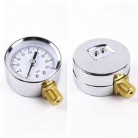 Manomètre chromé 0-100 psi avec raccord inférieur en laiton, pièces de rechange OEM pour compresseur d'air
