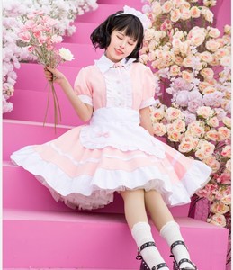 Vestido Lolita Dulce de Coldker, Disfraz de Sirvienta Francesa, Minifalda Sexy para Mujer, Atuendo Lindo, Disfraz de Halloween para Niñas, Talla Grande - Product Image 6