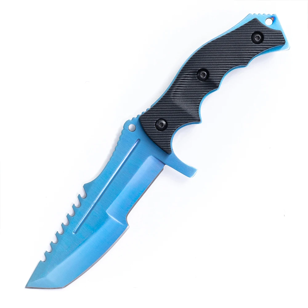 Outdoor Stainless Steel Camping Knife Hunting Fixed Blade Survival Tactical Utility Pisau Knife