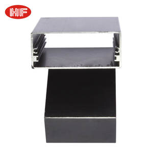 علب ألومنيوم مصنعة حسب الطلب، معالجة مخصصة، طول حسب الطلب، علب إلكترونيات فضية وسوداء، حاوية ألومنيوم مبثوقة - Product Image 5