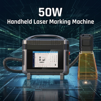Machine de marquage laser portative 50W, petite taille, réglage facile de la mise au point pour la gravure sur acrylique, caoutchouc, métal, acier inoxydable, pierre