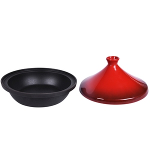 Marmite <span class=keywords><strong>en</strong></span> <span class=keywords><strong>fonte</strong></span> émaillée <span class=keywords><strong>à</strong></span> vendre, <span class=keywords><strong>tajine</strong></span> marocain antiadhésif, pot <span class=keywords><strong>à</strong></span> <span class=keywords><strong>tajine</strong></span> marocain - Product Image 5