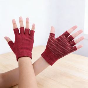 <span class=keywords><strong>Gants</strong></span> de Pilates et de Yoga en <span class=keywords><strong>Nubuck</strong></span> Blanc Antidérapants, Style Sans Doigts, Protection de la Paume, Fitness, Sports, Couleur Unie, <span class=keywords><strong>Gants</strong></span> à Points - Product Image 1