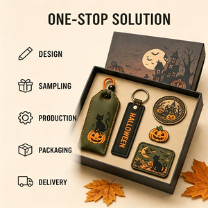 Coffret cadeau d'Halloween personnalisé, Sachet remplissable, Breloque, Étiquette de bagage, Porte-clés, Patch PVC, Épinglette en émail, Pièce de monnaie, Boîte cadeau, Cadeau promotionnel OEM ODM - Product Image 5
