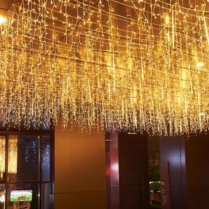 Guirlande lumineuse LED de Noël extérieure, décorative, étanche IP65, multicolore, longueur personnalisable, effet glaçon - Product Image 4