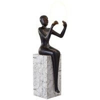 Nouvelle conception moderne grande lampe de Sculpture abstraite humanoïde LED lampadaires en résine pour la décoration intérieure pour les magasins hôtels salons