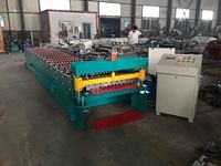 0.3mm -0.8mm 1000mm Largeur Couleur Acier Ppgi Zinc Toit Feuille Rouleau Ondulé Formant La Machine Ondulé Ondulé Faisant La Machine