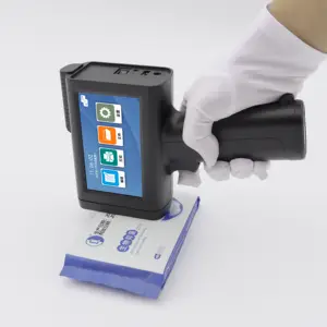 Handheld-Inkjet-Drucker Datum und Uhrzeit Logo-Druck auf Karton