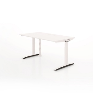 Dual Motor Electric Height Adjustable Modern White MFC Office <b>Desk</b> New Design Sit-Stand <b>Desk</b> for Home Use - Product Image 6