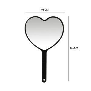 <span class=keywords><strong>Espejo</strong></span> de Maquillaje de Mano <span class=keywords><strong>con</strong></span> Forma de Corazón, <span class=keywords><strong>Espejo</strong></span> de Mano de Plástico Rosa <span class=keywords><strong>con</strong></span> Asa y Orificio para Regalo del Día de San Valentín - Product Image 2
