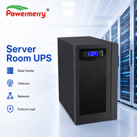 UPS Online 6kVA 230V 50Hz Fase Tunggal dengan Baterai Asam Timbal Terintegrasi, Gelombang Sinus Murni, Cadangan Daya untuk Peralatan Jaringan Ruang Server