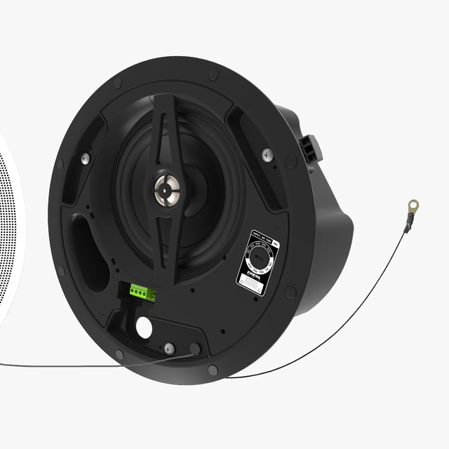 Ceiling Speaker 6.5" 50 Watts 50W Musical Audio Loudspeaker Speaker Music Voice Woofer Borderless Ceiling Black
