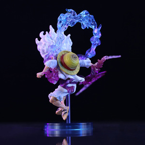 Anime di alta qualità 10cm per <span class=keywords><strong>un</strong></span> pezzo di Action Figure ingranaggio 5 scimmia <span class=keywords><strong>D</strong></span>. Luffy Nika <span class=keywords><strong>uomo</strong></span> PVC statua squisita 10cm ornamenti giocattolo - Product Image 6
