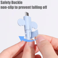 Protection de câble de charge en silicone universelle, anti-casse, avec enrouleur pour câble de données