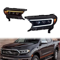 Feux avant LED pour Ford Ranger 2016 à 2020 avec feux de jour DRL, feux avant tuning, accessoires de voiture, phare