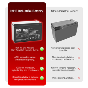 Mhb MS8-12 12V 8Ah 밸브 제어 납산 배터리 20시간 MF 충전식 팩 (전동 완구용) - Product Image 4