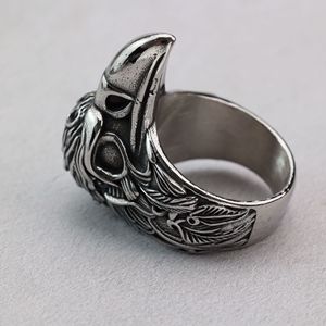 Retro Stainless Steel Men's <b>Ring</b> Eagle Relief Solid Design Gift Jewelry - Product Image 3