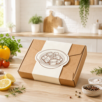 Boîtes en carton ondulé personnalisées pour l'emballage alimentaire, boîtes en papier kraft écologiques pour l'impression et boîtes vides