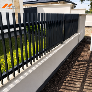 Panneau de clôture en aluminium à lame, design moderne pour l'intimité, revêtement poudré, anti-rouille, pour projets de villas et jardins - Product Image 1