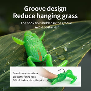 Chilent เหยื่อ5ชิ้น/กล่อง37-47มม. 5ก./ 10ก. กันการ<span class=keywords><strong>กัด</strong></span>เหยื่อตกปลาด้านบนน้ำ popping กระโดดนุ่มกบล่อ Topwater ตก<span class=keywords><strong>ปลา</strong></span> - Product Image 3