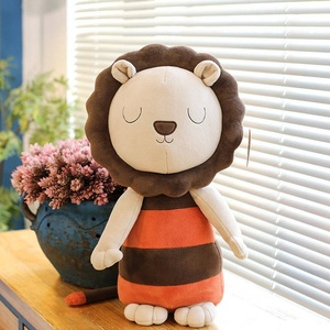 ตุ๊กตาสิงโตน้อย ของเล่นนุ่มนิ่มช่วยให้หลับสบาย ทำจากโพลีเอสเตอร์และใยฝ้าย PP ของขวัญยอดนิยมสำหรับวันเกิดเด็กและวันวาเลนไทน์ - Product Image 6
