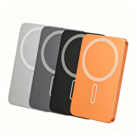 Batterie externe portable sans fil semi-solide CE ultra-mince à fixation magnétique, grande capacité, affichage LED, type C