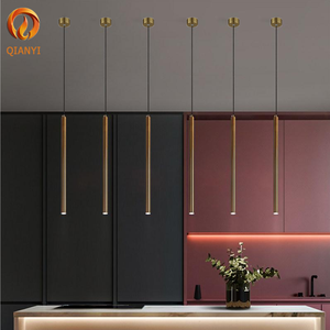 Luci di <span class=keywords><strong>sospensione</strong></span> minimaliste <span class=keywords><strong>a</strong></span> tubo LED in alluminio soggiorno ristorante Hotel Resort di lusso arredamento moderno <span class=keywords><strong>lampade</strong></span> <span class=keywords><strong>a</strong></span> <span class=keywords><strong>sospensione</strong></span> <span class=keywords><strong>a</strong></span> Led - Product Image 4