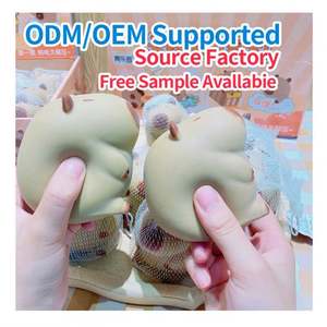 Juguete Antiestrés de Capibara de TPR Súper Elástico y Ecológico, Juguete Blando para Apretar, Incluye Taba Grande para Niños - Product Image 6