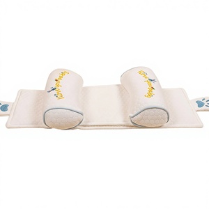 <span class=keywords><strong>Oreiller</strong></span> oblong tricoté sur mesure en coton pur, inclinable, amovible, lavable, doux, respirant, pour le sommeil et l'allaitement - Product Image 4