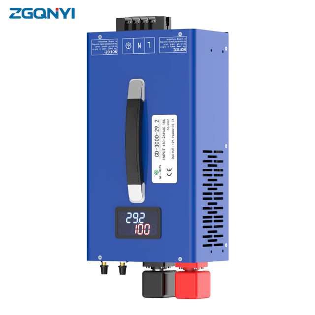 High Power 3000W LiFePO4 Battery Charger 29.2V 82.2A Custom Adjustable Digital Display Fast Charger for Golf Cart