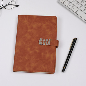Factory Customized Student <strong>Notepad</strong> <strong>with</strong> Leather Cover A6/A5 Size Thermal Bound Custom Logo for Office Business Meetings - Product Image 5