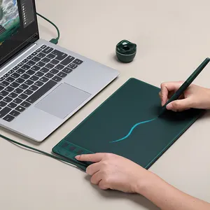 HUION orta inç çizim grafik tablet için kaydırma pilsiz stylus ile animasyon tasarımcı için dijital sanat tasarım skech