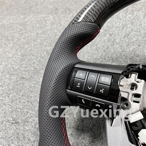 Pour <span class=keywords><strong>Toyota</strong></span> LC76 LC70 Fortuner vigo Hilux revo GR volant en Fiber de carbone véritable personnalisé avec palettes de changement de vitesse - Product Image 4