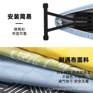 Funda para tabla de planchar Jinhua, tipo vertical, de poliéster grueso, resistente al calor, desmontable, para ropa - Product Image 1