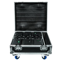 6 projecteurs PAR à LED avec étui de transport rechargeable, 6x18W RGBW+UV 6-en-1, alimentés par batterie, pour salles de mariage, fêtes et scènes