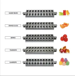 2021 새로운 유형 표준 금형 또는 빠른 릴리스 금형 실리콘 금형 및 3D 성형 사탕 만드는 기계