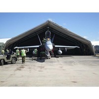 Carpa de Almacenamiento Exterior de Aluminio para Helicópteros de Alta Calidad, Toldo de PVC de 850g en Venta