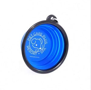 Comedero de Silicona para Perros con Logotipo Personalizado, Plegable, para Agua y Comida - Product Image 1