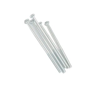 Boulons hexagonaux en zinc M6 certifiés RoHS pour applications de travaux de construction en acier – Approvisionnement direct usine - Product Image 1
