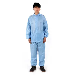 Food Factory Dustless Clothes Anti-static Work Clothes Coverall Chemical Protection Clothes
