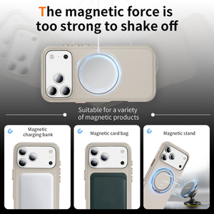 Custodia <span class=keywords><strong>per</strong></span> Telefono Ibrida TPU PC con Anello Magnetico Nascosto e Supporto, Bestseller <span class=keywords><strong>per</strong></span> <span class=keywords><strong>iPhone</strong></span> 17/Air/17 Pro/17 Pro Max - Product Image 4