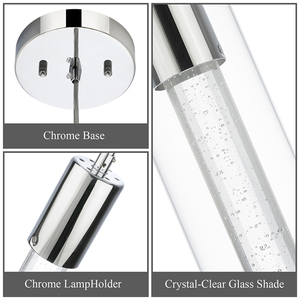 <span class=keywords><strong>Suspension</strong></span> de lampe moderne <span class=keywords><strong>Luminaire</strong></span> suspendu en cristal <span class=keywords><strong>Luminaire</strong></span> suspendu de salle à manger moderne Luminaires suspendus pour éclairage d'îlot de cuisine - Product Image 6