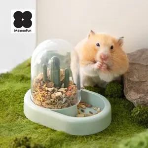 MewooFun Hot Selling Großhandel Custom Hamster Zubehör Meers chweinchen Schalen Kleine Kunststoff Hamster Food Bowl Feeder für Hamster