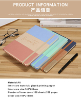 Notebook en cuir Pu personnalisé à Sublimation, carnet de notes personnalisé