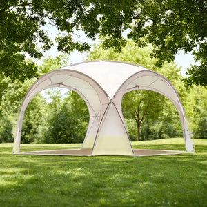 เต็นท์ทรงโดมหรูหราทันสมัยขนาด 420*420*230 ซม. ผ้าใบอ๊อกซ์ฟอร์ด สำหรับกันแดด กันฝน ป้องกันรังสียูวี และกันยุง เหมาะสำหรับตั้งแคมป์กลางแจ้ง - Product Image 1