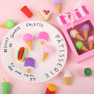 Gommes à effacer fantaisie colorées kawaii pour étudiants, école, bureau, papeterie, dessin animé pour enfants - Product Image 2