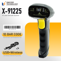 Escáner de Código de Barras Inalámbrico 1D Xincode, Escáner de Código de Barras USB 2.4G, Lector de Código de Barras Láser para Etiquetas de Almacén, Libros X-91225